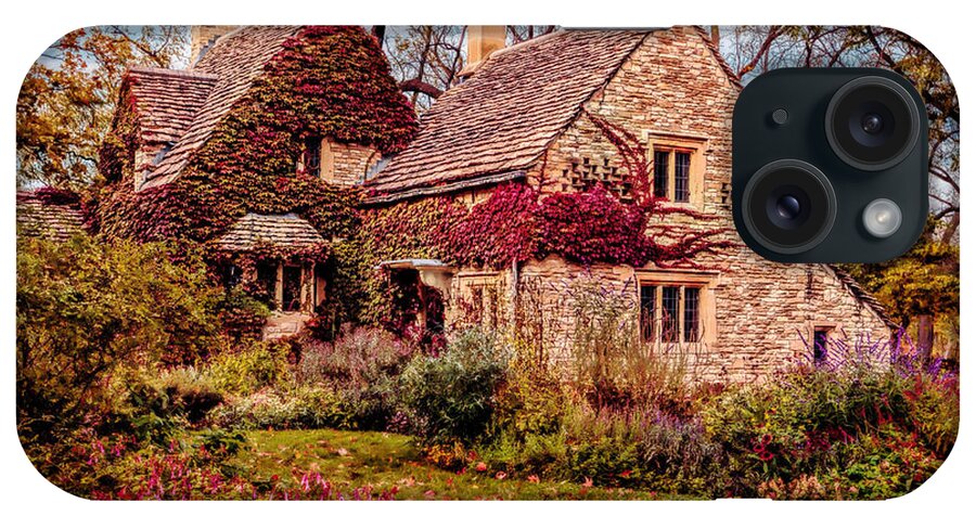 Cotswold Cottage iPhone Case featuring the photograph Autumn at Cotswold Cottage by Susan Rissi Tregoning