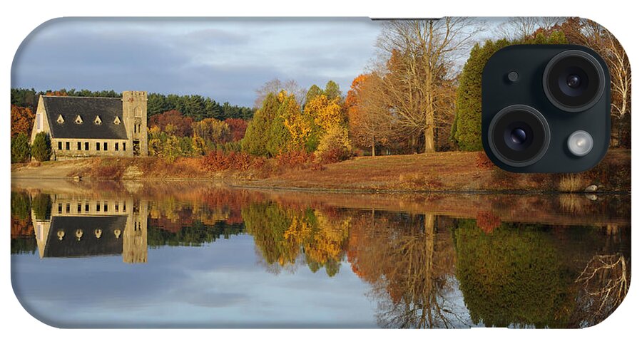 Autumn iPhone Case featuring the photograph Autumn at the Old Stone Church by Luke Moore
