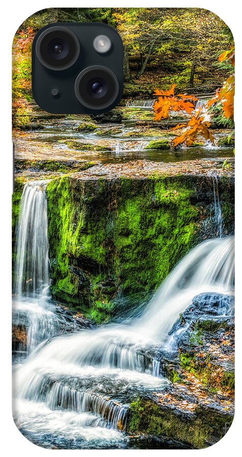 Childs Recreation iPhone Case featuring the photograph Autumn Color at Factory Falls by Nick Zelinsky Jr