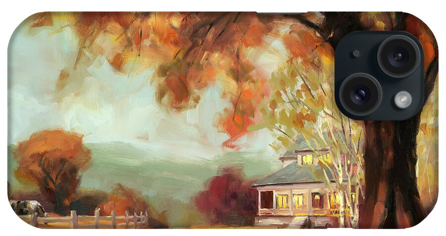 Autumn iPhone Case featuring the painting Autumn Dreams by Steve Henderson