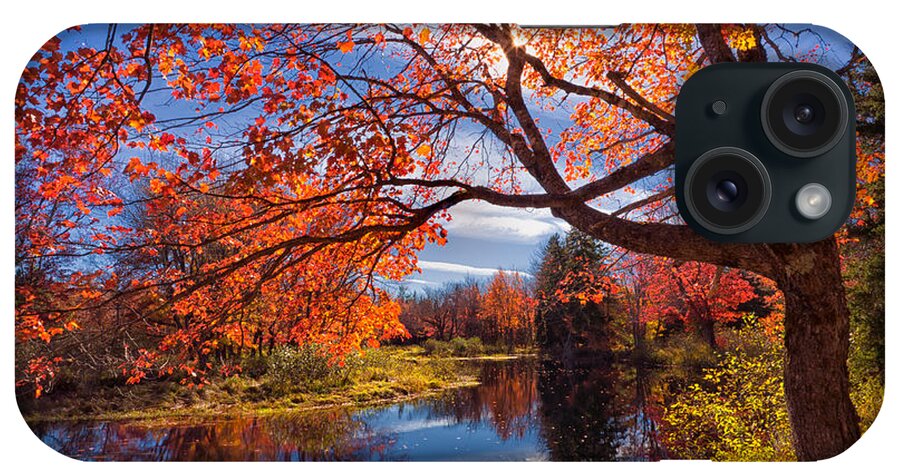Kelly River Wilderness Area iPhone Case featuring the photograph Autumn Glory by Irwin Barrett