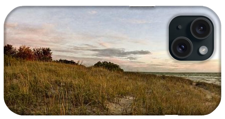 Michigan iPhone Case featuring the photograph Autumn in the Dunes by Michelle Calkins