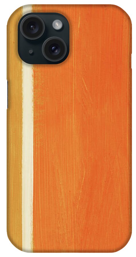 Autumn iPhone Case featuring the painting Autumn Lines- Art by Linda Woods by Linda Woods