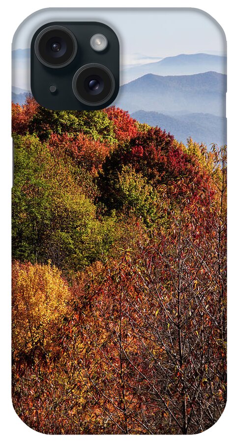 Appalachia iPhone Case featuring the photograph Autumn Overlook in Beauty by Debra and Dave Vanderlaan
