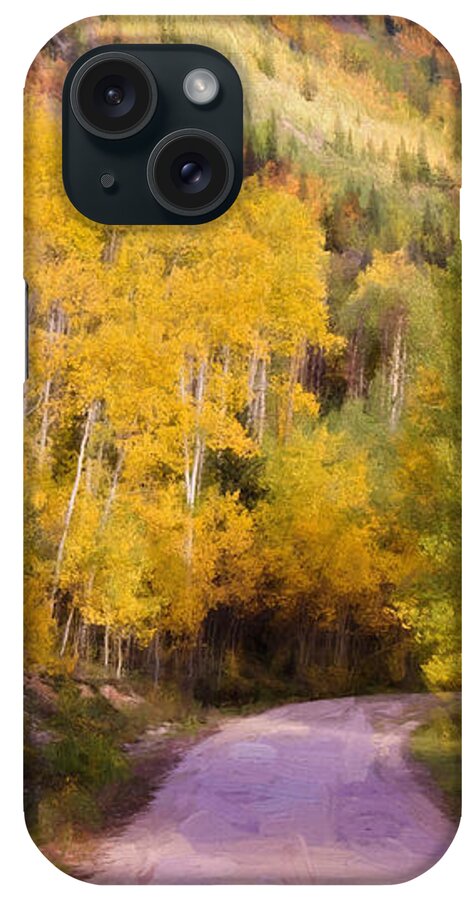 Aspen iPhone Case featuring the photograph Autumn Passage by Lana Trussell