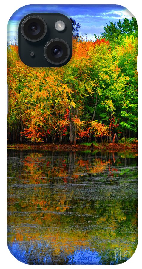 Diane Berry iPhone Case featuring the photograph Autumn Sings by Diane E Berry