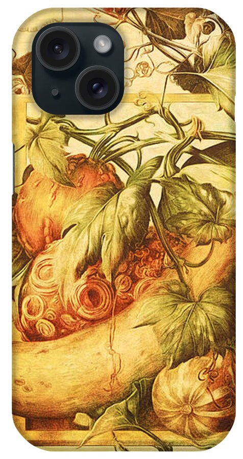 Autumn Harvest iPhone Case featuring the digital art Autumn Vegetable Harvest by Tracie Schiebel
