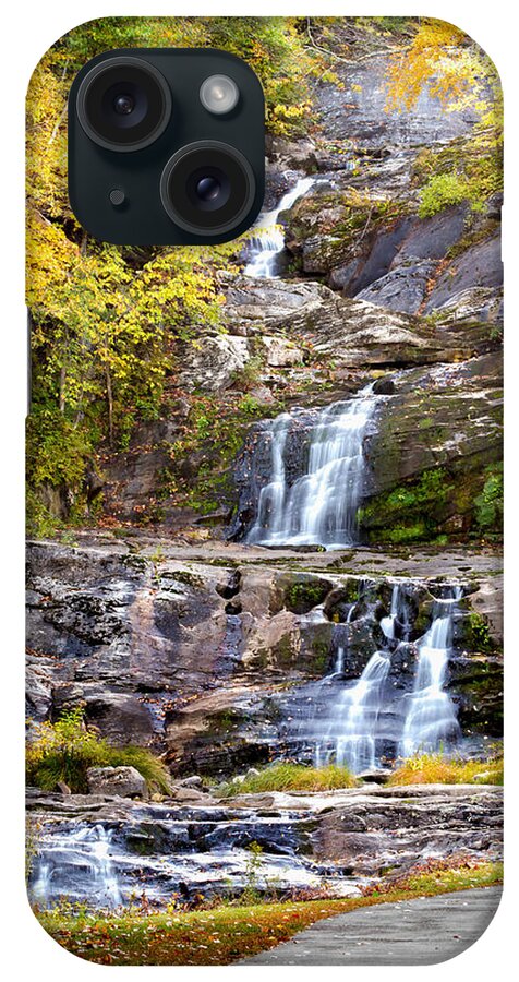 Waterfall iPhone Case featuring the photograph Autumn Waterfall by Brian Caldwell