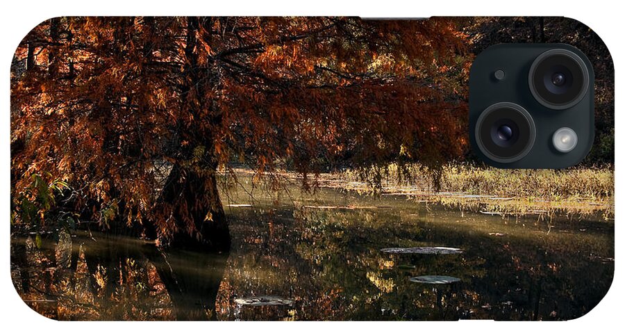 Rural iPhone Case featuring the photograph Autumnal Solace at Lake Murray by Tamyra Ayles