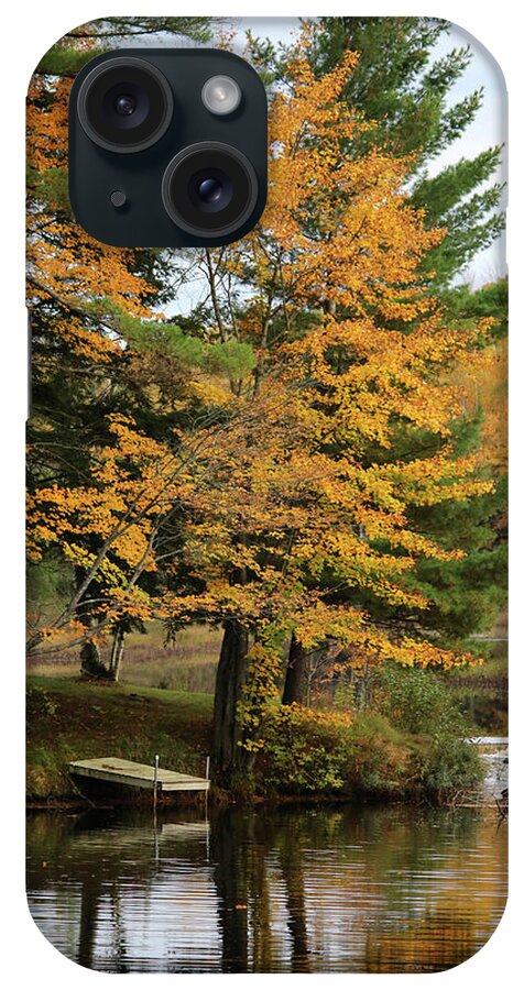 River iPhone Case featuring the photograph Autumns Arrival by Brook Burling