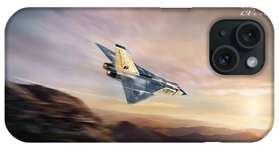 War iPhone Case featuring the digital art Avro Canada Arrow by Peter Van Stigt