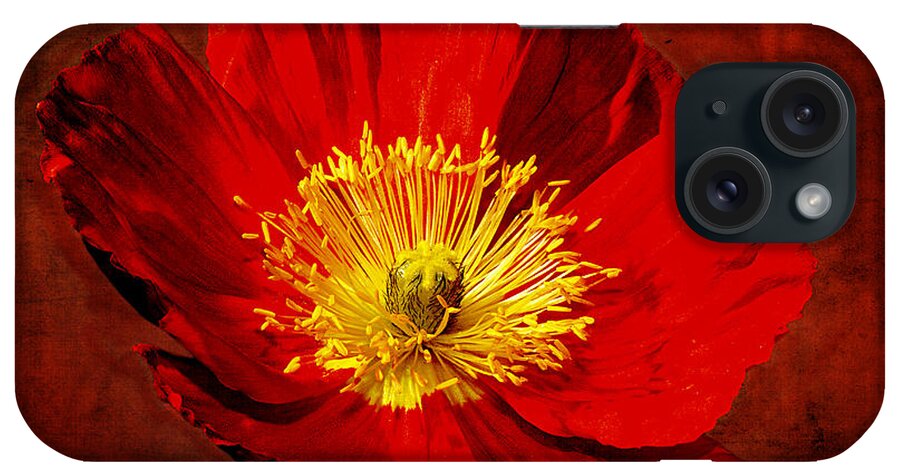 Poppy iPhone Case featuring the photograph Awake To Red by Phyllis Denton