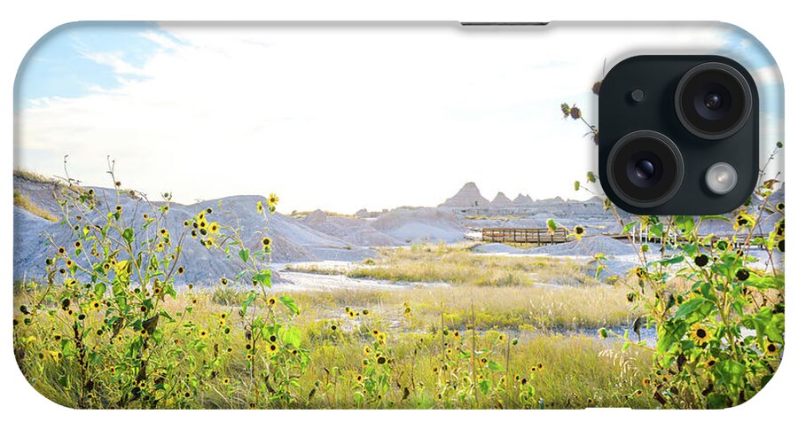 South Dakota iPhone Case featuring the photograph Badlands National Park by Aileen Savage