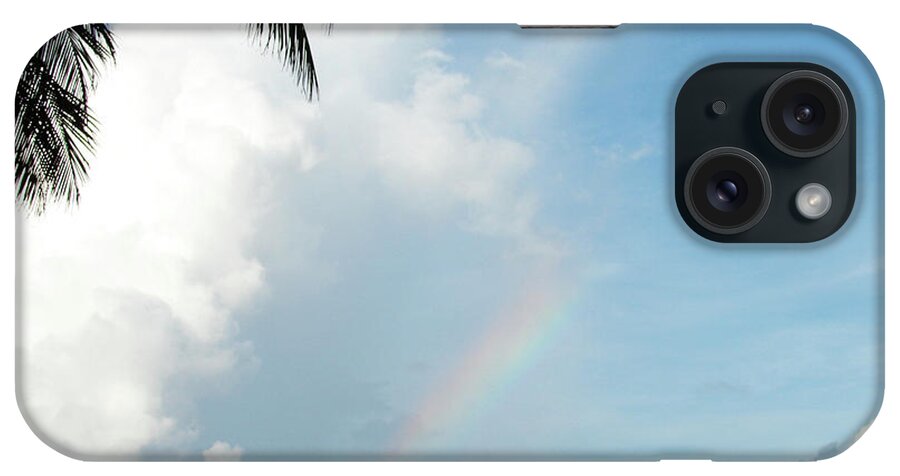 Rainbow iPhone Case featuring the photograph Bahamian Rainbow by Leara Nicole Morris-Clark