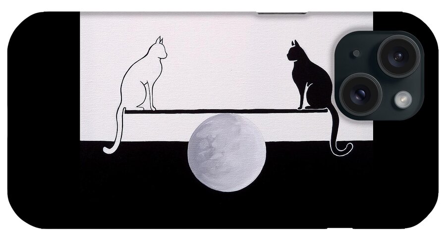 Balance iPhone Case featuring the painting Balance by Debbie Criswell