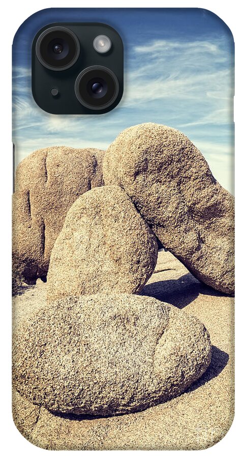 California iPhone Case featuring the photograph Balanced Boulders in Joshua Tree National Park by Bryan Mullennix