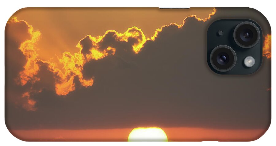 Clouds iPhone Case featuring the photograph Ball of Fire by David Buhler