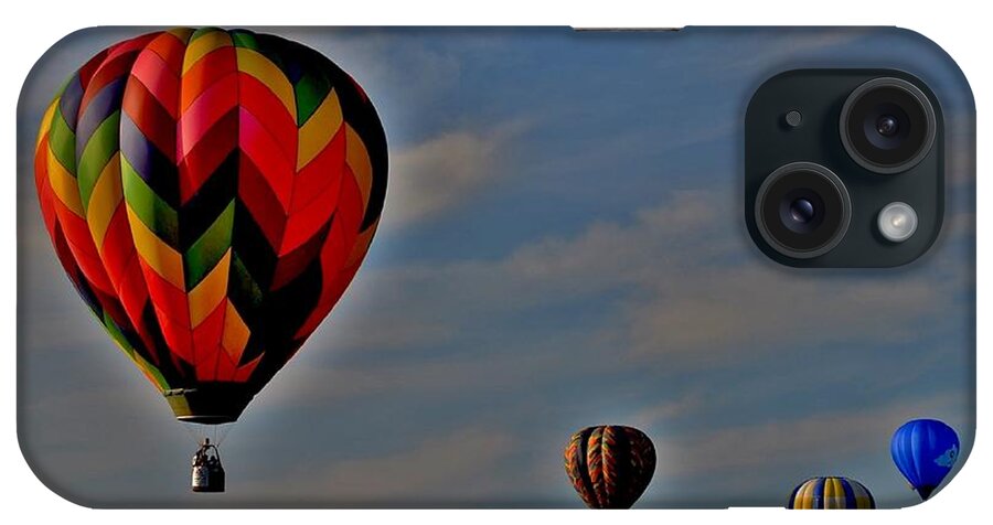 Balloons iPhone Case featuring the photograph Balloons in the Sky by Eileen Brymer