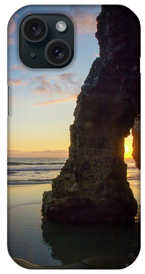 Sea Arch iPhone Case featuring the photograph Ballybunion Cliff Arch by Mark Callanan