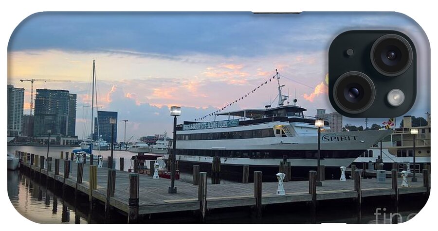 Baltimore iPhone Case featuring the photograph Baltimore marina by Agnes Caruso