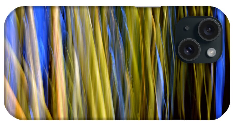 Abstract iPhone Case featuring the photograph Bamboo Flames by Lorenzo Cassina