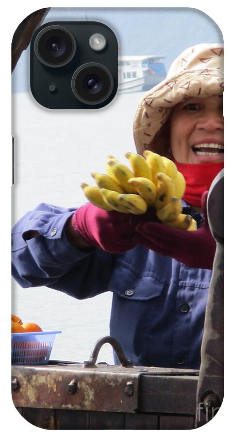 Banana iPhone Case featuring the photograph Banana Vendor by Randall Weidner