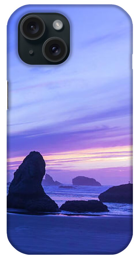 Nature iPhone Case featuring the photograph Bandon Blue Hour by Steven Clark