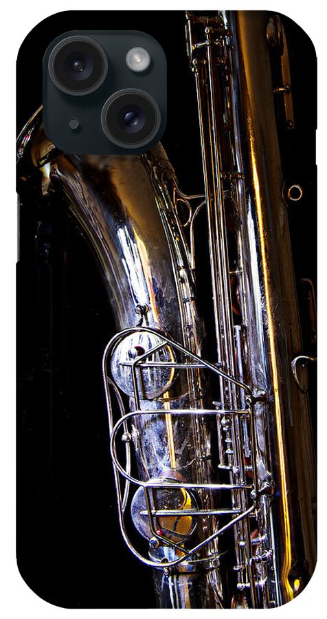 Baritone iPhone Case featuring the photograph Bari Sax by Jim Mathis