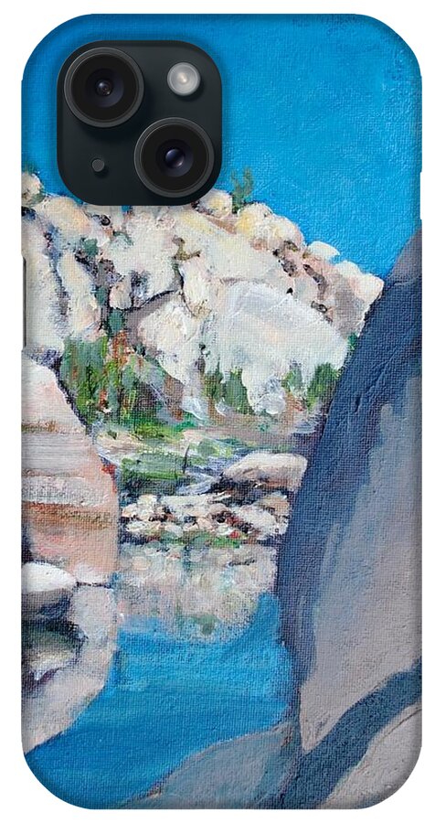 Barker Dam iPhone Case featuring the painting Barker Dam by Richard Willson