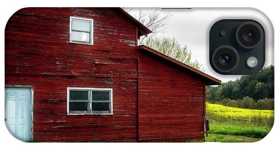 Barn iPhone Case featuring the photograph Barn And Wildflowers by Greg and Chrystal Mimbs
