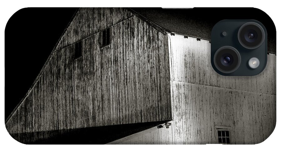 Barn iPhone Case featuring the photograph Barn at Night by David Rucker