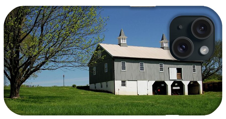 Barn iPhone Case featuring the photograph Barn In The Country - Bayonet Farm by Angie Tirado