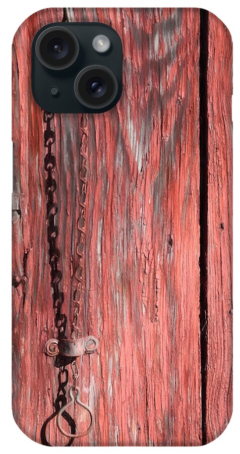 Americana iPhone Case featuring the painting Barn Shadow by David Letts