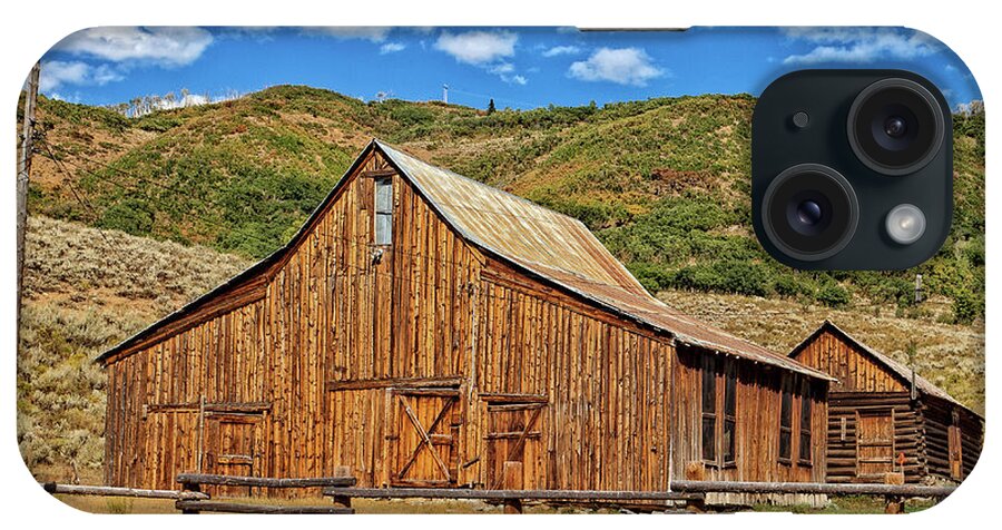 Barn iPhone Case featuring the photograph Barn View by Ronald Lutz