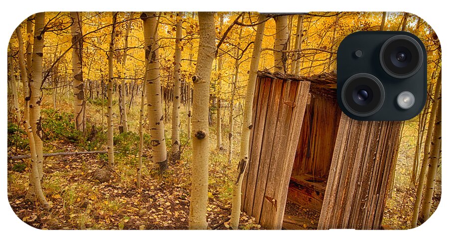Outhouse iPhone Case featuring the photograph Bathroom Break by Elin Skov Vaeth