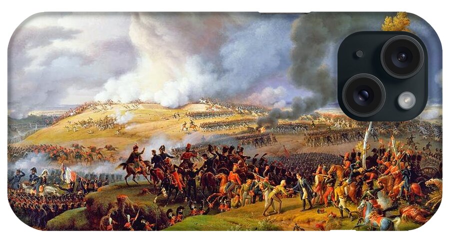 Louis Francois Lejeune - Battle Of Borodino iPhone Case featuring the painting Battle of Borodino by MotionAge Designs