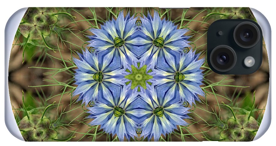 Mandala iPhone Case featuring the digital art Be by Kathy Strauss