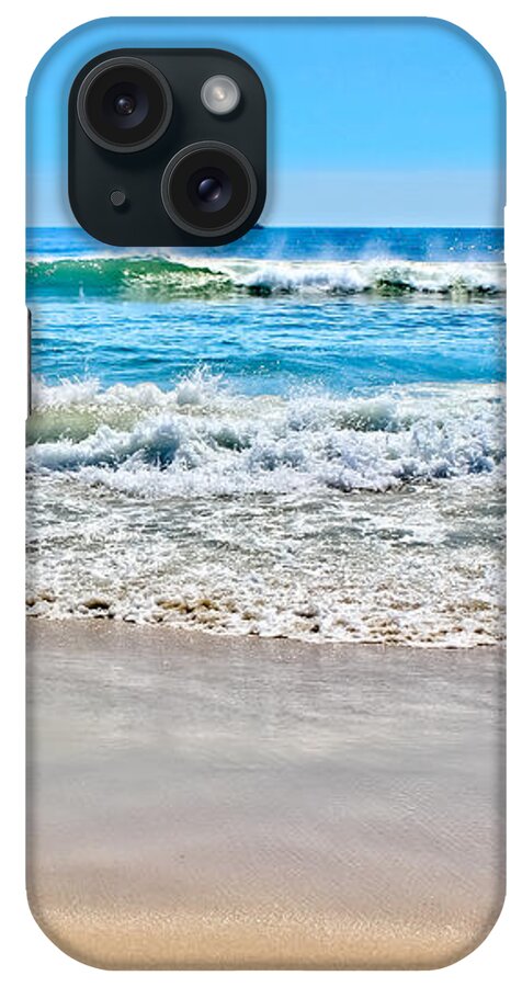 Ocean iPhone Case featuring the photograph Beach and Ocean Waves by Colleen Kammerer