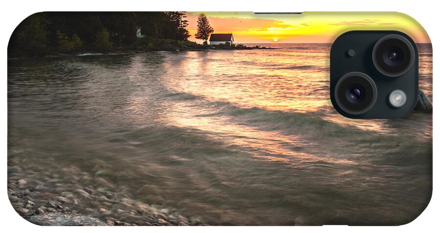  Washington Island iPhone Case featuring the photograph Beach awakens by David Heilman