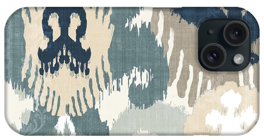 Ikat iPhone Case featuring the painting Beach Curry III by Mindy Sommers