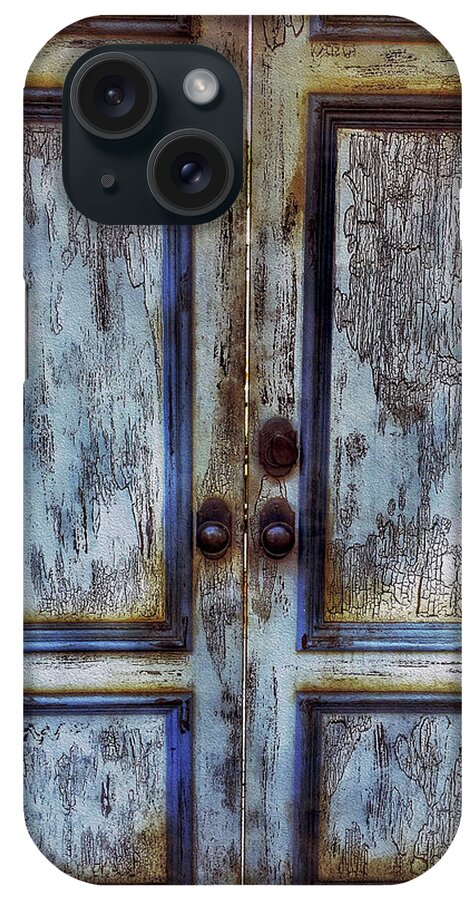 Painterly Iphoneography iPhone Case featuring the photograph Beach Door by Bill Owen