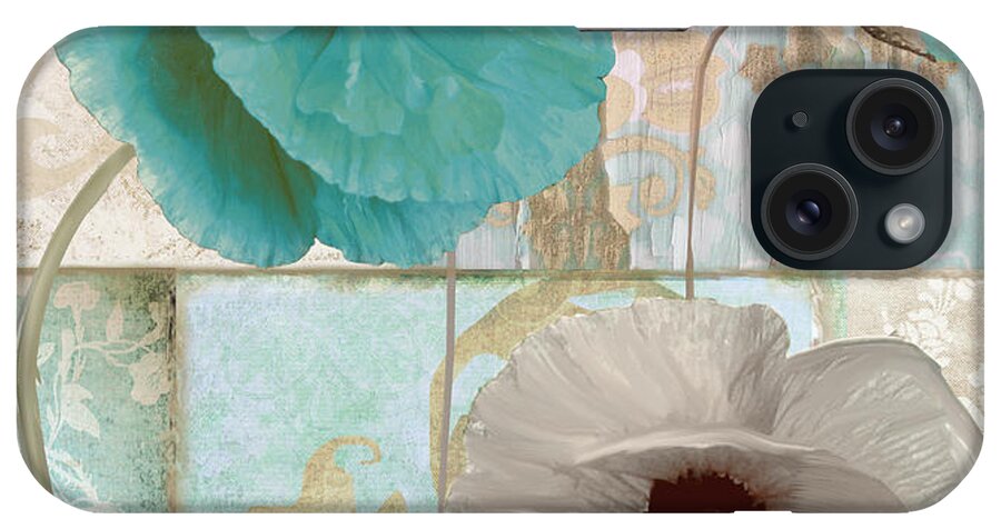 Beach Poppies iPhone Case featuring the painting Beach Poppies II by Mindy Sommers