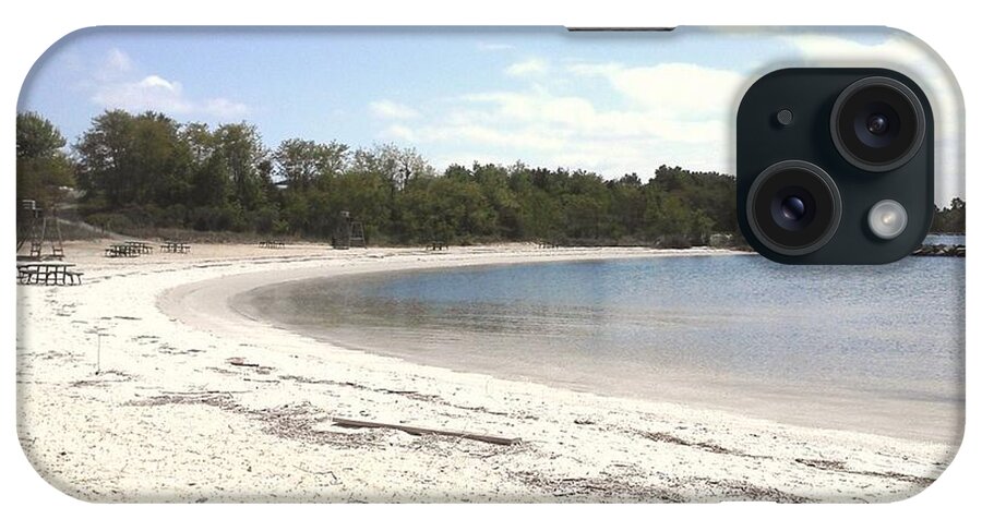 Beach iPhone Case featuring the photograph Beach Solomons Island by Jimmy Clark
