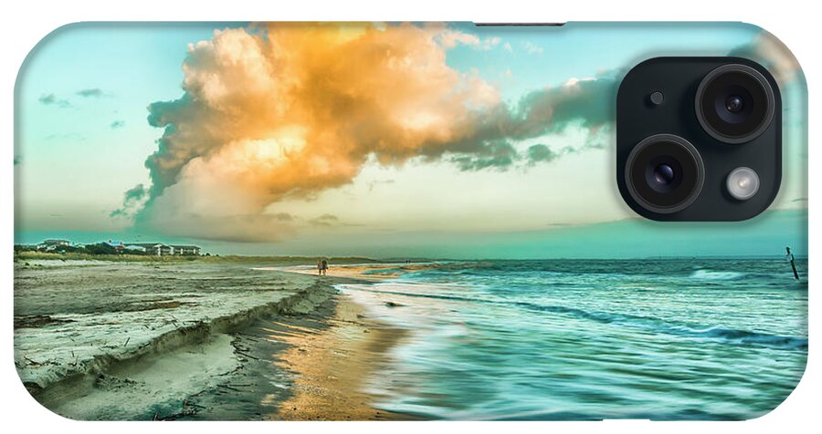 Georgia iPhone Case featuring the photograph Beach Walk by Ray Silva