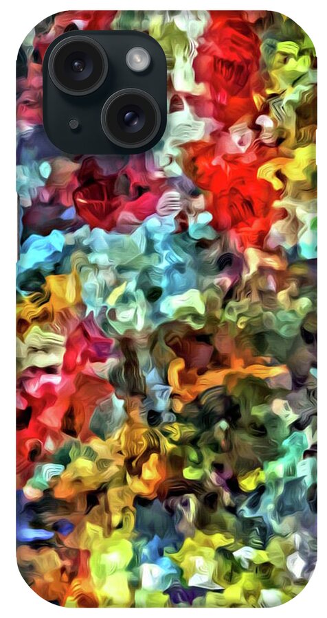 Abstract iPhone Case featuring the photograph Beaded Bliss by Al Harden