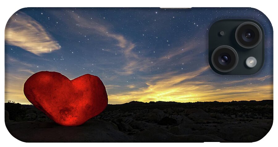 Rock Heart iPhone Case featuring the photograph Beating Heart by Tassanee Angiolillo