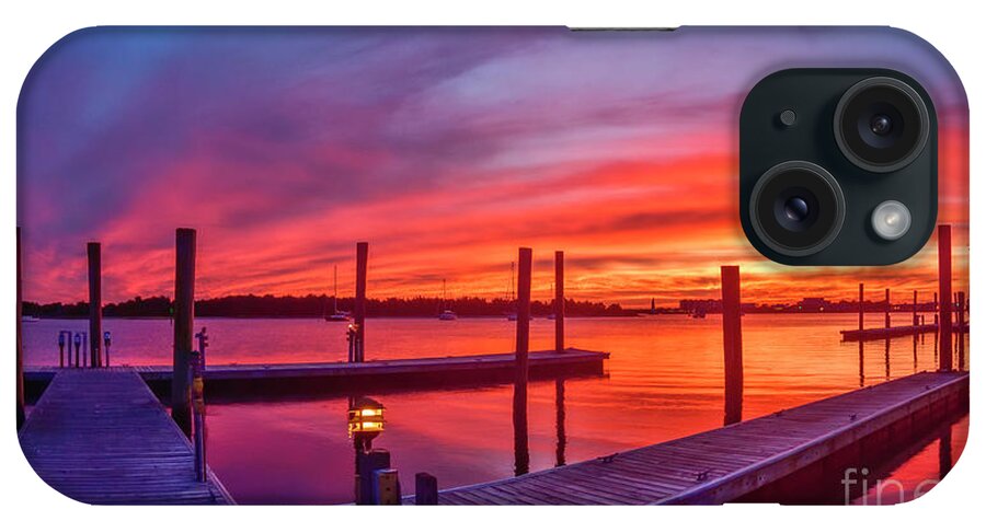 Sunset iPhone Case featuring the photograph Beaufort Fire by DJA Images
