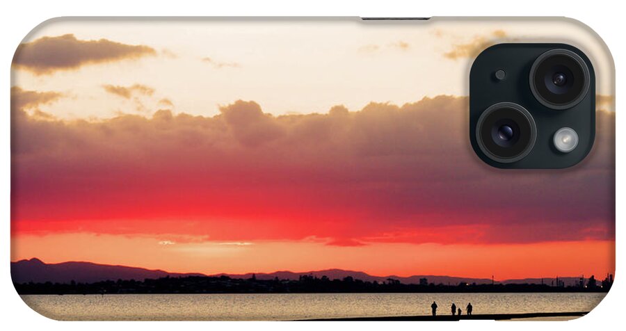 Landscape iPhone Case featuring the photograph Beautiful Evening Hot by Michael Blaine