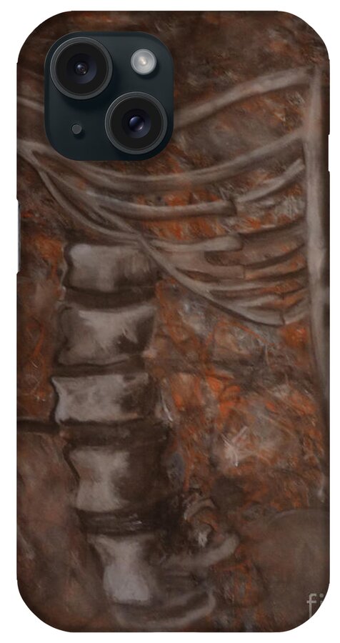 Spine iPhone Case featuring the drawing Beautiful on the Inside by Sarah Arace