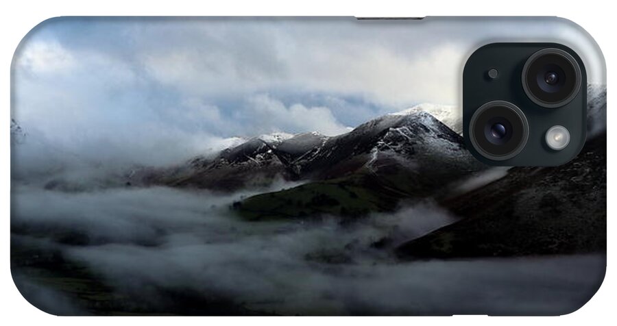 Nature iPhone Case featuring the photograph Beautiful panorama at Catbells by Lukasz Ryszka